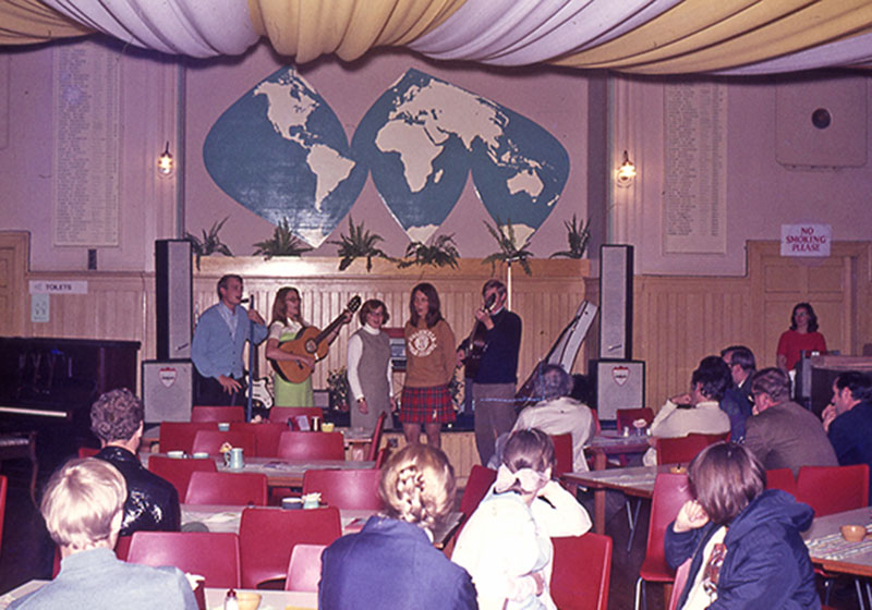 7. Another view of the cafe outreach in the lower hall