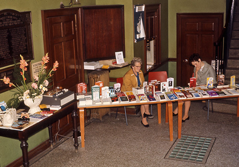 8. Bookstall in Chapel, Ruth Vickerman, Diane Biddulph