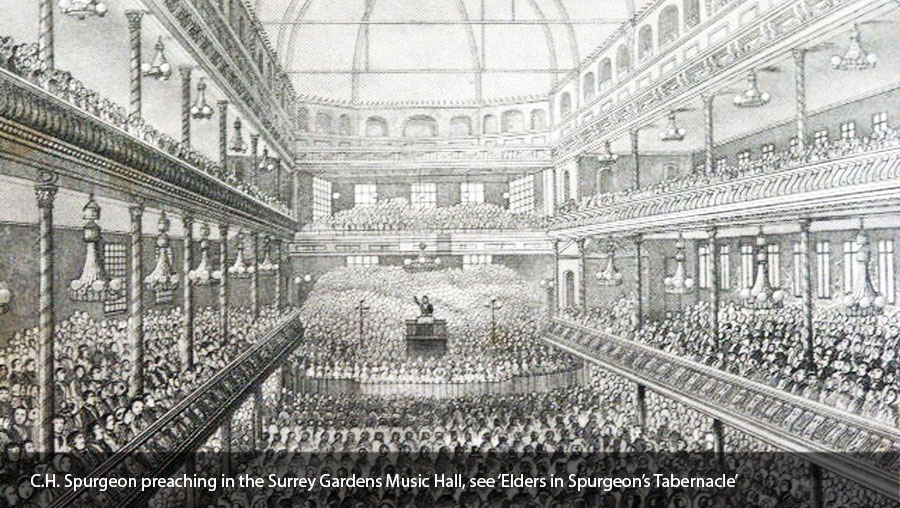 Spurgeon preaching in Surrey Music Hall