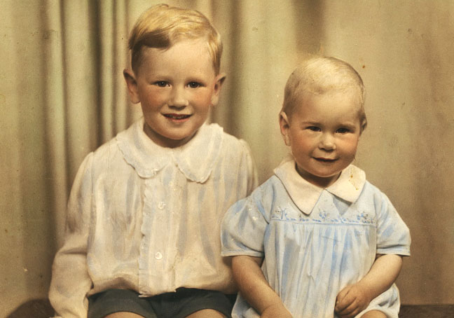 Ian and his brother, William