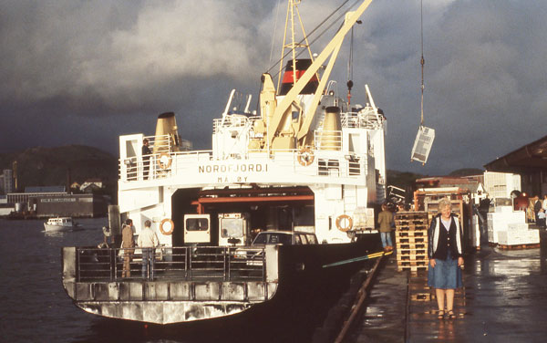 Bergen mail-boat transfer