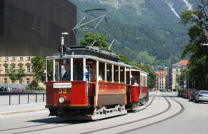 Tram to Innsbruck